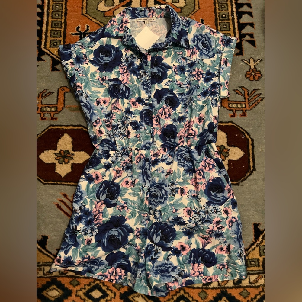 Boutique floral romper L